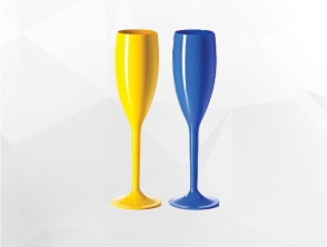 Taças de Champagne Personalizada - MKR Comunicação