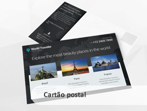 Cartão Postal Personalizados em Niterói, Maricá, Cabo Frio e Rio de Janeiro - RJ