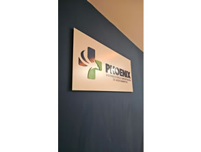 Placa de recepção em Niterói - RJ