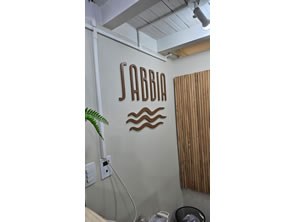 Logo em pvc expandido com pintura especial em Icaraí, Niterói