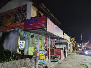 Letreiro em Lona em Itaipuaçu, Maricá - RJ