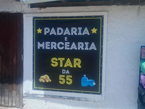 Letreiro em Lona em Cordeirinho, Maricá - RJ